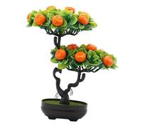 FytStycale Simulazione Albero Pianta Artificiale Bonsai Centrotavola Decorativo Finta Frutta Aspetto Reale Facile Da Gestire Adatta per Soggiorno Feste Regali, Orangina