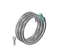 FytStycale Sonda Sturatubi Serpente per Fognature Cavo Sturascarichi Pulitore Meccanico Che Si Collega Al Trapano per Sbloccare I Tubi Adatto per Rimuovere Gras, Lunghezza 5 Metri