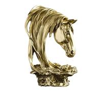 FytStycale Statua a Forma di, Ornamento Da Scrivania, Busto di Animale, Scultura per Ufficio, Libreria, Centrotavola, Decorazione, Regalo, oro
