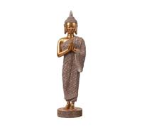 FytStycale Statua di Buddha da Interno Buddha Decorativo Moderno Statua con Piedistallo per Ingresso, Grande, Mani Giunte, Buddha Grande, L 9.5cm W 9.5cm H 40cm