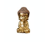 FytStycale Statuetta Buddha in Rame Statuetta Buddha Scultura Figura Ornamento Meditazione Palmare in Rame Texture Definita Serena Adatta per Casa Auto Postazione Lavoro 53mm