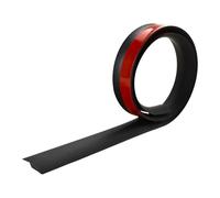 FytStycale Striscia Parafuga Pavimento Autoadesiva Banda di Giunzione Lamina Profilo per Bordatura Porta Nastro Coprigap Pavimento Materiale Facile Da Pulire E R, Nero