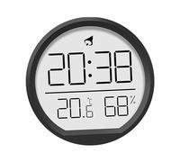 FytStycale Sveglia Digitale con Visualizzazione Della Temperatura Interna E Della Data, Orologio Da Parete Silenzioso, Ampio Schermo, Orologio Da Tavolo, Senza T, nero