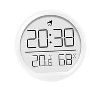 FytStycale Sveglia Digitale con Visualizzazione Della Temperatura Interna E Della Data, Orologio Da Parete Silenzioso, Ampio Schermo, Orologio Da Tavolo, Senza T, bianco