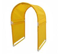 FytStycale Tunnel da Gioco per Bambini Tunnel Rampicante Tubo per Gattonare Tenda Pieghevole Tessuto Oxford E Telaio in Pvc per Coordinazione Equilibrio E, Giallo