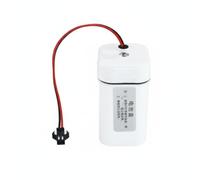 FytStycale Urinal Alimentatore Cassetta Supporto Contenitore Custodia Plastica Solida Contro Umidità Fornitura 6V DC Affidabile, Bianco, Scatola Batteria Bianca Con Spina Maschio SM
