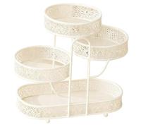 FytStycale/Vassoio per Vari Oggetti, 40 X 20 X 40 Cm, Bordi Lisci, per Tavolino Da Caffè E Contenitore per Verdure, Bianco