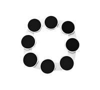 FytStycale Vassoio Portaoggetti Girevole Da 8 Pezzi, Centrotavola per Servire Più Piatti con Design Compatto, Adatto per Riunioni di Famiglia, 85,5x 85,5 cm
