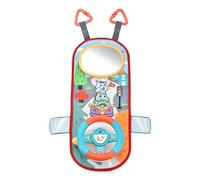 FytStycale Volante Giocattolo per Auto con Musica, Giocattolo Educativo Divertente E Portatile per La Prima Infanzia, Giocattolo per Poggiatesta Auto, Giocattolo, Rosso Azzurro, Taglia unica bambino