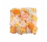FytStycale Wedding Wall Panel Pannello Floreale Parete Rose Sfondo Matrimoniale Fiori Finti Composizione Reale Tessuto Seta, Pannello Di Fiori Bianchi Petali Di Ortensia