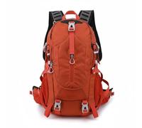 FytStycale Zaino da Trekking Grande Capacità Zaino da Montagna Multifunzionale per Escursionisti, Rosso+Arancio
