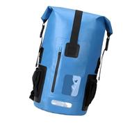 FytStycale Zaino Impermeabile Borsa Da Viaggio Zainetto Da Pesca Sacco Da Spiaggia Grande Capacità 35 Litri con Chiusura di Adatto per Ciclismo Alpini, Blu