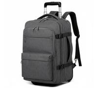 FytStycale Zaino Trolley Grande Capacità Zaino con Ruote Multifunzionale Valigetta Portatile con Spallacci per Pendolari, Professionisti, Viaggi Brevi, Gray