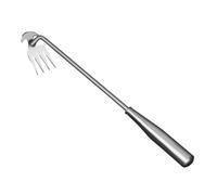 FytStycale Zappa in Acciaio Inox Strumento Manuale Estirpatore Multiuso per Diserbo Impugnatura Comoda Robusta Adatto per Orto Campi Balcone , 1 PC , Semitondo Ss Staccabile