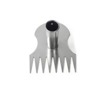 FytStycale Zappa in Acciaio Inox Zappa Rastro Coltivatore Estirpatore Manuale Testa Multiuso con Rastrello 8 Denti per Pacciamatura E Arieggiatura Adatta a Orto Campi Terrazzi , Semicircle