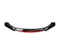 FYXASDNY Auto Spoiler Frontali per Alfa Romeo Mito 2008-2019,Anticollisione Paraurti Anteriore Spoiler Lip Splitter per Il Mento sul Labbro Accessori Modificato,A-Red