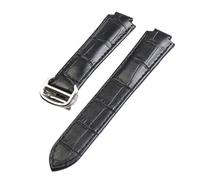 FYXT Adatto For Serie Con Interfaccia Convessa Compatibile Con Accessori For Orologi Cartier 14 Mm 16 Mm 18 Mm 20 Mm 22 Mm Cinturino In Pelle Con Chiusura Pieghevole(Black,20x12mm)