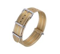 FYXT Cinturino In Nylon Da 20 Mm 22 Mm Cinturino For Orologio Con Cintura Di Sicurezza Di Tipo Universale Sportivo For Cinturini In Materiale Nuovo(Dark-Light Khaki,20mm)