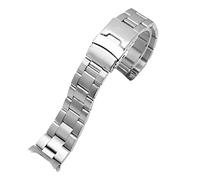 FYXT Watch band con spirito compatibile Hseiko SKX009 007 175 173 Cinturino in acciaio inossidabile solido 20 22 22 24mm Accessori for orologio(Three beads,24mm Without Logo)