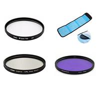 FZ12 77mm 3 In 1 Camera Bundle Filtro UV Filtro CPL Filtro FLD Filtro Filtro Filtro per Fujifilm XF 16-55mm f/2.8 R LM WR Lens & Fujifilm XF 100-400mm f/4.5-5.6 R LM OIS WR Lens