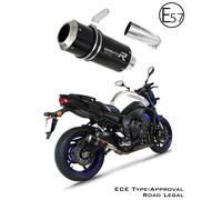 FZ8 FAZER 2010 - 2016 EU Omologato Terminale di Scarico GP NERO DOMINATOR