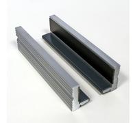 FZA COPPIA GANASCE MAGNETICHE PER MORSA IN ALLUMINIO CON PROFILO NEUTRO