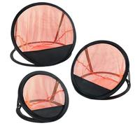 Fzaqwen 3 Pezzi Rete da Allenamento Golf Chipping Golf Pieghevole Supporto Porta Ausilio Delimitazione Area Montaggio