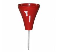 Fzaqwen Attrezzatura da Allenamento Golf Tee Cono Coppa Marcatore Campo Palo Metallo Plastica Contrasti Laterali Forme a Stampa Guida Posizionamento Adatto