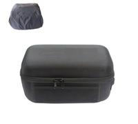 Fzaqwen Borsa Posteriore Bicicletta Borsa Portapacchi Bauletto Rigido Custodia Valigetta con Struttura Sagomata E Protezione da Urti Leggeri Adatta a, Array, Nero con Copertura Antipioggia, 10L