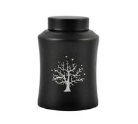 Fzaqwen Commemorativa Commemorativa con Incisione Albero Dell'Esistenza Resistente Ai Graffi in Acciaio Inox con Coperchio a Vite Di,