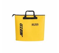 Fzaqwen Custodia Impermeabile da Pesca Cassa Borsa Secchio Contenitore Portatile con Costruzione Rigida E Design Anti-perdita Adatta per Barca Campeggio Pesca da Riva, Giallo, 40CM Senza Tasca