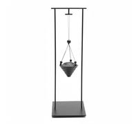 Fzaqwen Diffusore di a Cascata Bruciatore Porta Supporto Sospeso Ornamento Decorativo in Ferro per Atmosfera Rilassante Adatto a Soggiorno Lettura Meditazione, Moderno, Minimalista, Zen-A