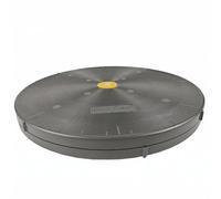 Fzaqwen Disco Pilates Rotante Disco Equilibrio Disco Allenamento Disco Plastica con Superficie Antiscivolo a Solchi Concentrico per Postura E Stabilità Adatto per Palestra, Nessuna Resistenza