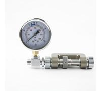 Fzaqwen Diving Valve Adjuster Regolatore, Strumento Di Regolazione Valvola A Farfalla 2° Stadio Con Manometro Meccanico