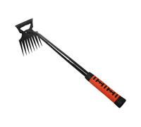 Fzaqwen Estirpatore di Erbacce Strumento Manuale Sradicatore Multiuso per Giardinaggio Portatile con Impugnatura Ergonomica in Acciaio Adatto a Giardino Prato, 8 Denti