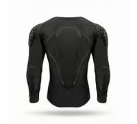 Fzaqwen Giacca Protettiva Maglia Corazzata Sottogiacca Armatura Paraschiena Spalle Gomiti Materiale Nylon con Pannelli EVA ESA Traspirante Certificata CE , S
