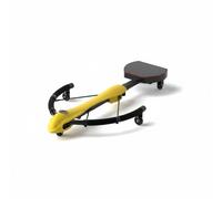 Fzaqwen Indoor Abdominal Attrezzo Core Rullo Addominale Macchina Addominali con Ritorno Automatico E Resistenza a 3 Livelli Tracciamento di Ripetizioni E, Multicolore, Giallo E Nero