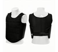 Fzaqwen Karate Protettore Torace Corpetto Armatura Parapetto Materiale Oxford con Rete Elastica E Imbottitura Assorbente Urti Vestibilità Ergonomica E Cintura
