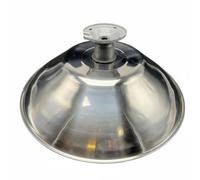 Fzaqwen Lampada da Esterno Testa Applique, 36 Cm, Modello A Soffitto Con Cappa In Acciaio Inossidabile Da 36 Cm