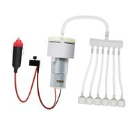 Fzaqwen Mini Pompa Acquario Compatta Aeratore Diffusore Multifunzionale PP per Serbatoio Pesci Risparmio Energetico Adatta a Uso Esterno Auto Pescheria, Stile 8