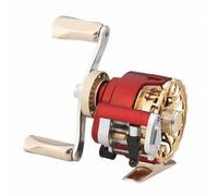 Fzaqwen Mulinello da Pesca Automatico Manopole Ergonomiche Metallo Nylon Arrotolatore con Leva Frontale Montaggio Rapido Adatto per Pescatori Esperti Ambienti, Mano Sinistra