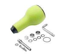 Fzaqwen Mulinello Pesca Maniglia Pomello Manico Ricambio Grip Aderente E Base in Metallo Robusta Maggior Comfort Adatta per , 27mm , Impugnatura Antiscivolo In TPE, Con Kit Di Accessori A-drill