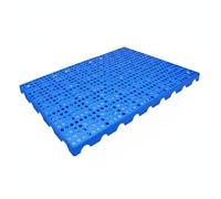Fzaqwen Pannello Ventilato per Pavimento in Polietilene HDPE Design Rialzato Superficie Stabile Prevenzione Adatto a Stoccaggio Merci Trasporto Gestione Magazzino, 1000-800-50mm