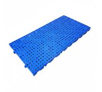 Fzaqwen Pannello Ventilato per Pavimento in Polietilene HDPE Design Rialzato Superficie Stabile Prevenzione Adatto a Stoccaggio Merci Trasporto Gestione Magazzino, 1000-500-50mm