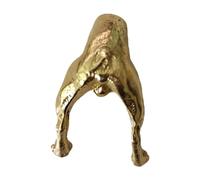 Fzaqwen Pomello per Mobile a Forma di Animale, Maniglia per Porta a Foro Singolo in Stile Rustico, Maniglia Decorativa in Ottone per Comodino, Coda 2,5 cm x 4,5 cm