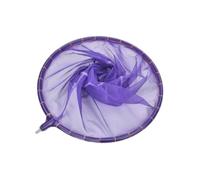 Fzaqwen Rete da Pesca Pieghevole con Telaio Antiruggine Maglia Nido d'Ape Durevole E Traspirante Smontabile per Facile Pulizia Indicata per Uomini E Do, Purple L