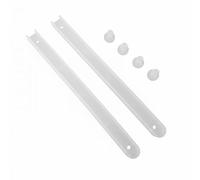 Fzaqwen Set di 4 Guide per Cassetti, Guide per Cassetti, Estensioni per Cassetti, Guide per Mobili, Binari di Guida, Kit di Montaggio, in Metallo per Scor, 2 pezzi
