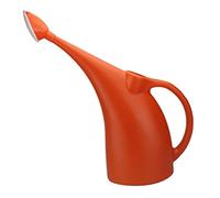 Fzaqwen Sprinkler Head Annaffiatoio con Diffusore a Rosa Plastica Durevole Beccuccio Lungo E Sottile Impugnatura Adatto a Piante da Interno Giardino Bal, 3L Orange con Rose