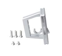 Fzaqwen Supporto di Montaggio per Bici in Lega di Alluminio con Design Universale a Tre Fori Staffa per Borse Anteriori con Installazione Semplice Adatto per Bici Pieghevoli E Viaggi Quotidiani , Argento
