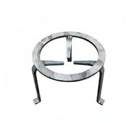 Fzaqwen Supporto per Stufa da Esterno Griglia da Cottura Treppiede Pesante per Cucina Esterna Design Antiribaltamento Porta Wok Stabilità Sicura Adatto a Campeggio Gite Fuori Porta, Piccolo